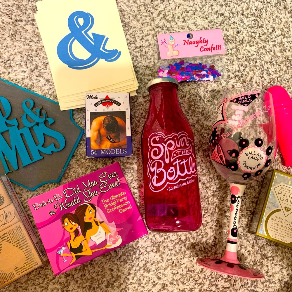 Bachelorette Party Items, Games, Decorations